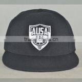 Guangzhou Hat Factory Professional Custom 100% Acrylic / 6 Panel/black/embroidery Logo/flat Brim Hat