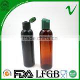 PET Empty Amber Round 120ml Plastic Bottle for Liquid Soap