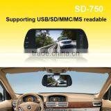 7 Inch Car Rearview Mirror Monitor Rearview Tft Lcd Monitor With TV Function thumbnail-3