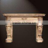 Stone Carving Fireplace Mantel thumbnail-1