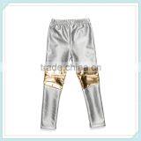 Spring Autumn Polyetser New Fashion Pants Children Leather Tight Trousers Baby Sequin Pants Baby Girls Sequins Leggings Shiny thumbnail-1