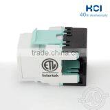 Network Solution RJ45 Super Cat 6 UL 180 Degree UTP Modular Keystone Jacks thumbnail-6