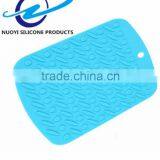 Kitchen Accessories Silicone Placemat Square Table Coaster Non-slip Dinner Cushion Square Pot Holder thumbnail-2