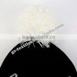 New Product China Manufacturer OEM CUSTOM LOGO Winter Fur Pompons Women Fashion Acrylic Beanie Hat and Cap thumbnail-4