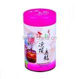 Pink Printing Tea Tin Box