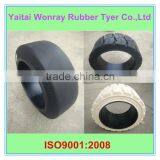 Factory New Products Press-on Solid Tire Cured-On With Black or White Color thumbnail-1
