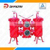 Selling Well in Europe SDRLF Hydraulic Return Oil Pressure Duplex Pipeline Filter With CS-V Indicator