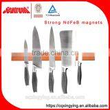 Promotional Gift Convenient Home Decoration Oak Wood Magnetic Knife Holder thumbnail-2