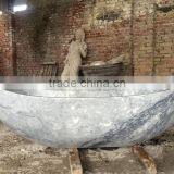 Hand Carved Natural Stone Bowl Bathtub For Bathroom thumbnail-2