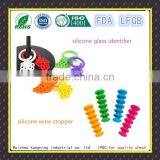 Food Grade Funny Wine Glass Markers,colorful Glass Markers,silicone Drink Marker thumbnail-1