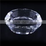 New products OEM design round cut crystal ashtrays in many style