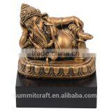 Resin Antique Gold Hindo God Ganesha Wedding Favor Ganesha Idol