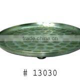 Decorative Silver Charger Plate thumbnail-1