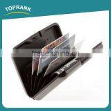 Toprank Factory Wholesale Promotiona Metal Men Rfid Wallet Aluminium Name Card Holder Aluminium Wallet Credit Card Holder thumbnail-2