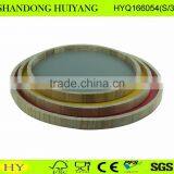 Round Shape Printed Wooden Serving Tray Wholesale thumbnail-1