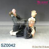Fashion Design Resin Figurine Wine Bottle Holder thumbnail-1