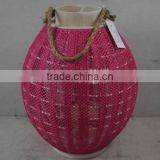 Chinese Candle Lantern With Fabric thumbnail-2