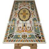Marble Inlay Dining Table thumbnail-1
