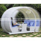 Derong DR-8123 4 seats swing chairoutdoor furniture supplier garden swing swing garden rocking chair set