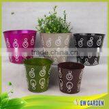 Newgarden Colorful Waterproof Metal Planter / Iron Flower Pot Stand thumbnail-1