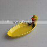 Hand Painting French Ceramics Cute Duck Plates thumbnail-1