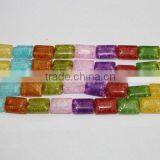 16" 10-14 Mmcolorful Rectangular Loose Crystal Beads thumbnail-1