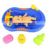Cheap Hot Wholesale Pretend Play Toy OEM Plastic Baby Doll With Shower Accessories thumbnail-2