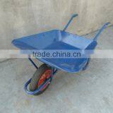 Heavy Duty Wheel Barrow With One Wheel Farm Tool Cart Metal Gardon Cart thumbnail-1