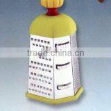 6 Sides 9 Inch Grater Pumpkin Handle Multi Purpose Kitchen Utensil