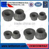 Gr2 M10 Double Hex Half Inch Nut Titanuium Flange Nut thumbnail-1