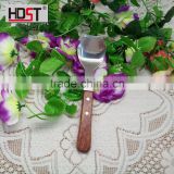 Good quality 430 stainless steel ice spade with wooden handle direct sale by factory