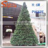 6meter Metal Frame Artificial Giant Christmas Tree Ornament Decoration Large Xmas Tree thumbnail-1