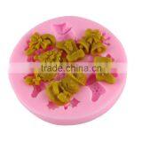 Snowman Snow Christmas Series Silicone Mould Handmade Soap Cake Decorating Die DIY Baking Tool thumbnail-1