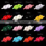 Shabby Chiffon Flower Headband With Rhinestone Center for Kids Hair Accessories thumbnail-1