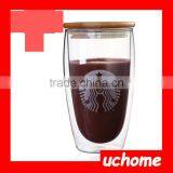 UCHOME Fancy Handmade Creative Borosilicate Glass Cappuccino Coffe Cup thumbnail-6