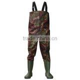 High Quality Fishing Wader 100% Waterproof Camo Chest Wader thumbnail-4