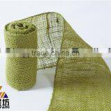 5''*5Y Green Color Burlap Ribbon Ornaments for Wedding Party Christmas thumbnail-1
