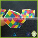 Wholesale Custom Rubik's Cube Shape Patch Iron on Clothing