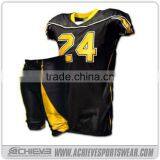 Gym Custom Sublimated League Football Jerseys Game Multicolor Polyester America Football Shirts Suits Uniforms thumbnail-3