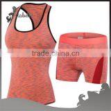 2 Pcs Fashion Yoga Gym Bodybuilding Fitness Sports Wear Set Clothing for Women thumbnail-6