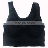 2014 Ladies Seamless Black Sport Camisole Tops thumbnail-1