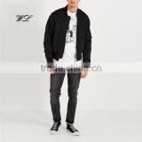 Custom Jackets Satin Varsity Jacket Men Plain Bomber Jacket thumbnail-5