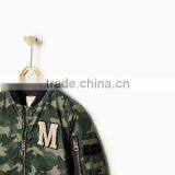 Custom Boys Camo 100% Polyester Bomber Jacket for Kids thumbnail-6