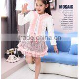 2016 New Long Sleeved Lace Three Piece Set Sweet Princess Dress thumbnail-3