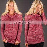 New Women Fashion Hoodies High Neck thumbnail-1