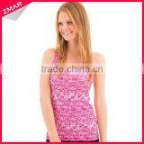 Wholesale Custom Print 100% Polyester Sublimation Stringer Women Tank Top thumbnail-1
