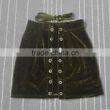 Custom Made Latest Sexy Mature Ladies Tight Mini Velvet Skirts thumbnail-4