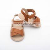 Guangdong Wholesale Shoe Soft Leather Baby Gladiator Sandals thumbnail-6