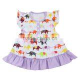 Baby Girls Cotton Ruffle Outfits Owl Dress Kids Boutique Outfit Toddler Girl Clothes thumbnail-6