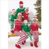 Wholesale 100 % Organic Cotton Kids Pajamas Kids Parent-child Christmas Pajamas thumbnail-1